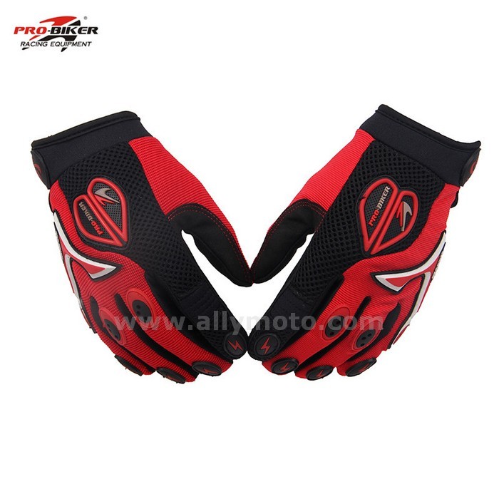 130 Full Finger Gridding Gloves Outdoor Sport Motocross Protective Gear Breathable Glove
